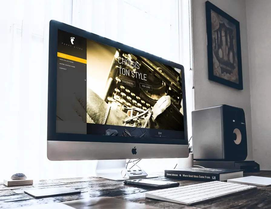 Podec production, site web réalisé par SRB Web