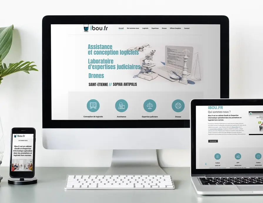 Ibou, site web réalisé par SRB Web