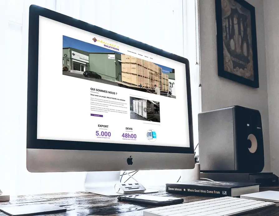 Emballage Maleysson, site web réalisé par SRB Web