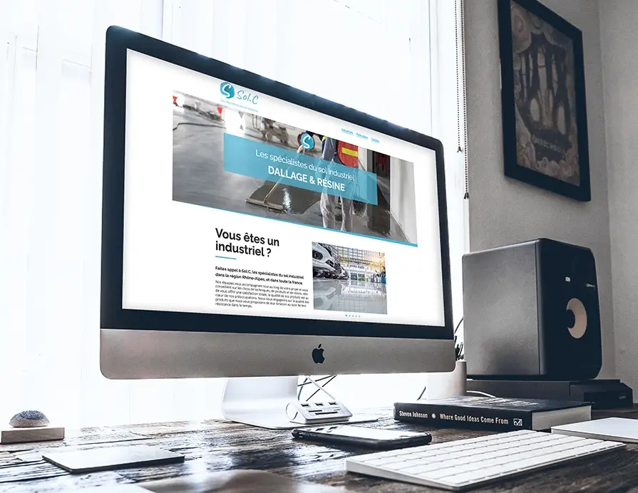 Sol C, site web réalisé par SRB Web